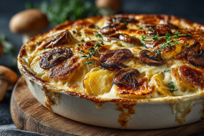 Запеканка-выручайка на все случаи: готовлю с картошкой и грибочками &mdash; вершина уюта