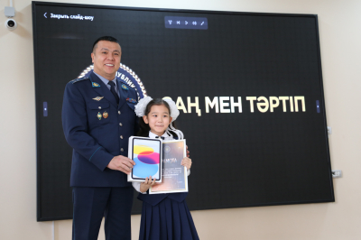 «Закон и порядок»: ученица из Актобе получила признание за видеоролик о киберугрозах