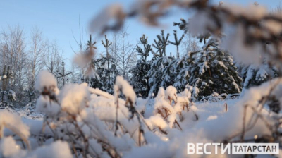 В Татарстане ожидается снег и до &minus;15 градусов