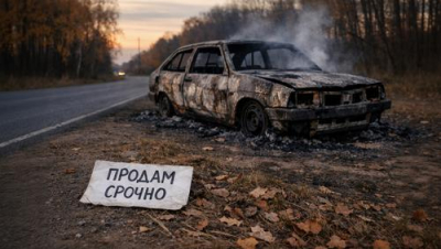В машине у Крымского моста вспыхнул бензин