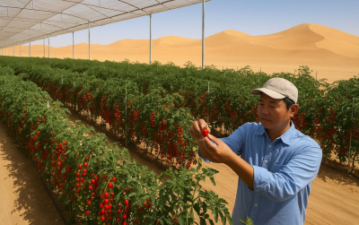Из песка — в салат: китайские технологии меняют лицо сельского хозяйства в пустынях ОАЭ