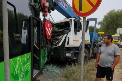 23 человека пострадали в массовом ДТП с краном и автобусом в Алматы
