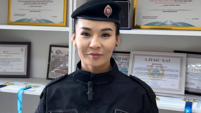Казахстанка-полицейский рассказала о службе в спецназе