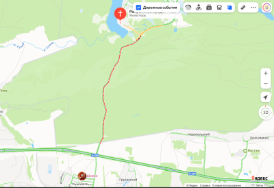 На&nbsp;въезде в&nbsp;Раифу образовалась 4-километровая пробка