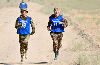 В Казахстане прошёл чемпионат по военизированному кроссу среди ДШВ
