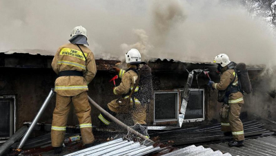 Спасатели ликвидировали пожар в гостинице Алматы