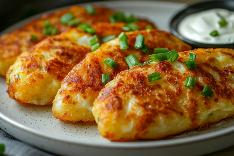 В холодильнике залежалось пюре? Превращаю его в золотистые зразы &mdash; кладу внутрь сочную начинку: просто восторг!