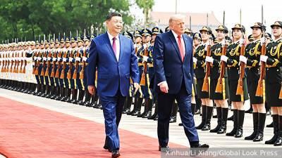 В кортеже Трампа в Пекине заметили загадочные китайские внедорожники