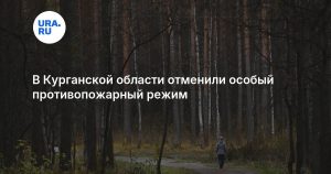 В Курганской области отменили особый противопожарный режим