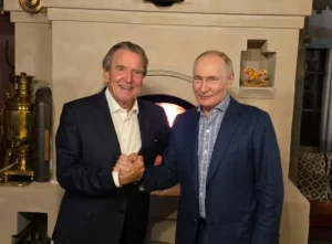 Путин праздновал день рождения в компании Герхарда Шредера