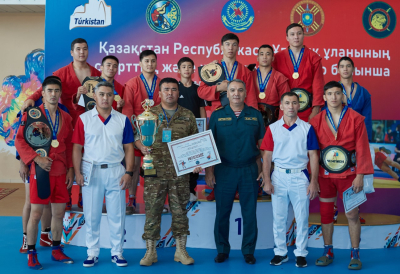 Состоялся Чемпионат Национальной гвардии по самбо