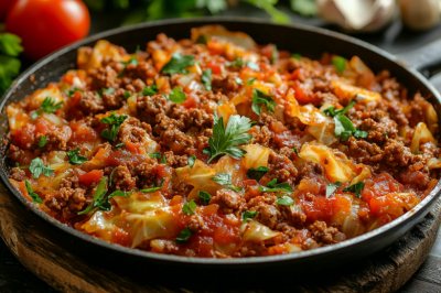 Вкуснее голубцов, без мучений с листьями: горячее «Мясной дуэт» из кочана капусты и упаковки фарша