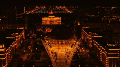 Что означает оранжевая подсветка в Астане и зачем её включили